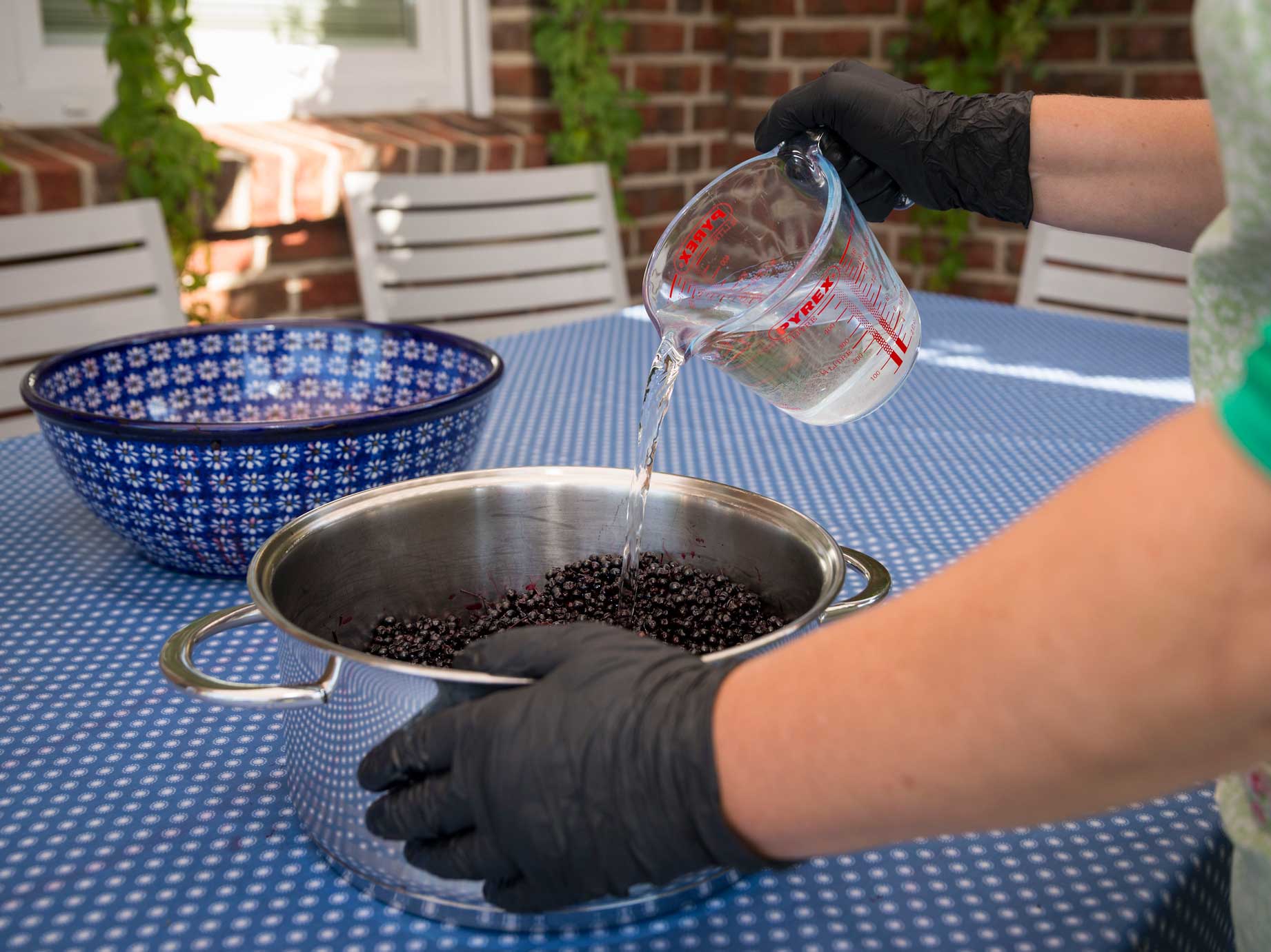 Rezept für gesunden Holundersaft